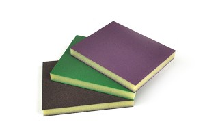 EPONGE ABRASIVE BIFACE MICRO FIN BLANC 98x120x12 G1000-G1200 NORTON 66254458400